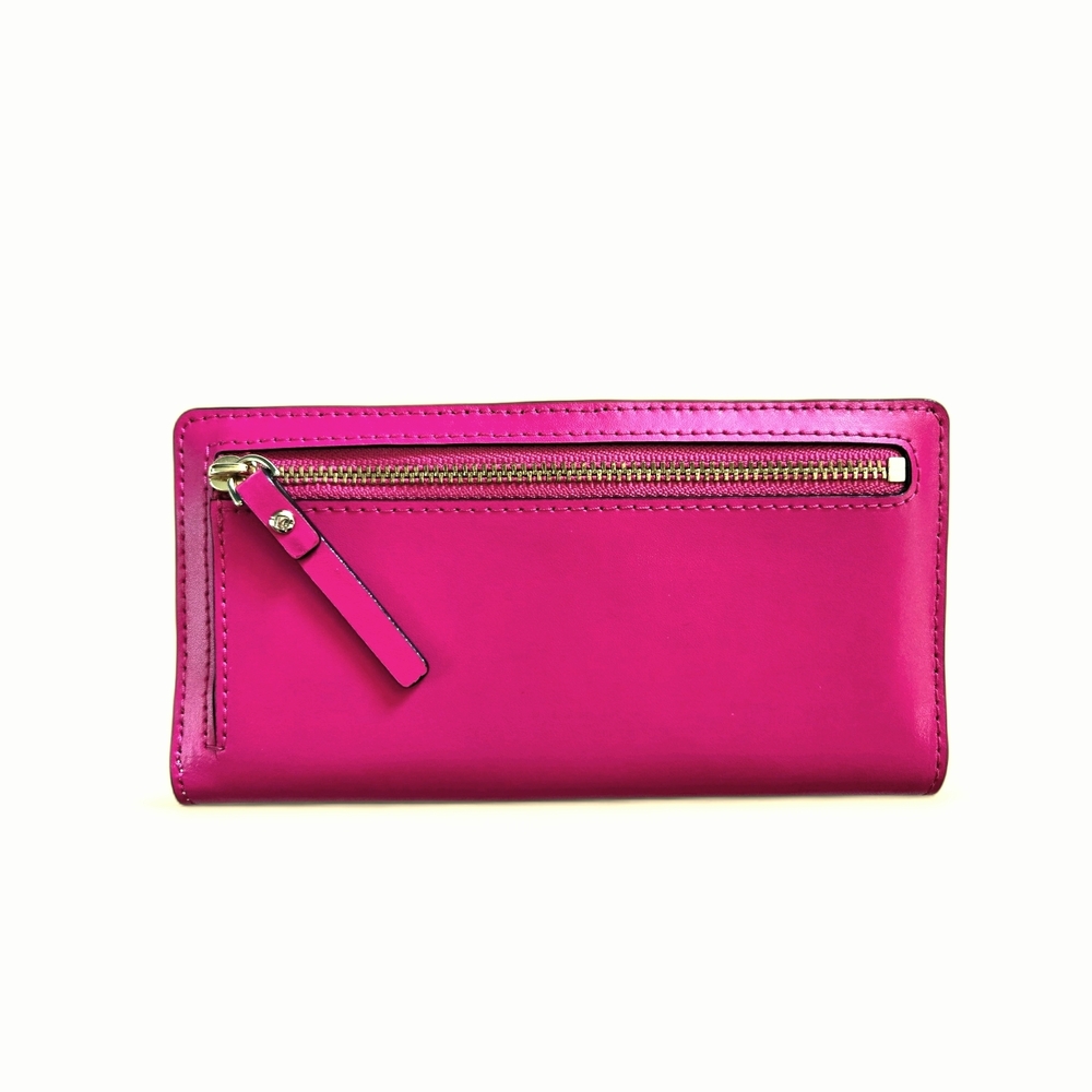 Kate Spade Charlotte Terrace Stacy Bifold Wallet / Fuschia / GUC - Picture 2 of 10